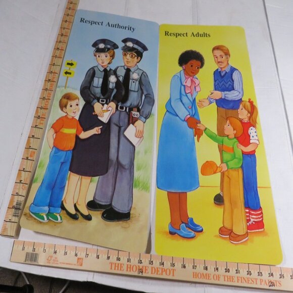 Respect (6) BULLETIN BOARD SET 1980s or older Vintage  Classroom Posters - Picture 3 of 6